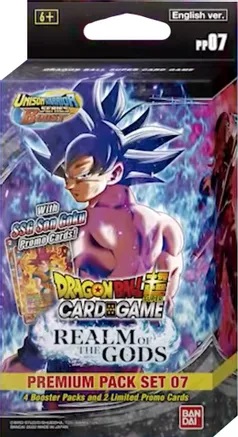 Dragon Ball Super Card Game DBS-PP07 Realm of the Gods Premium Pack Set 7